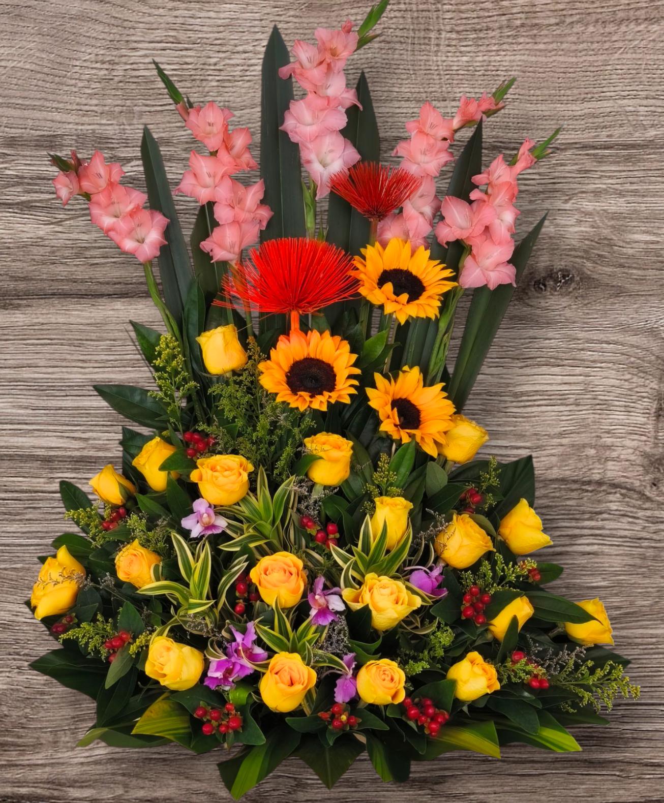 Un toque Amarillo — florería CaliFloral Cali