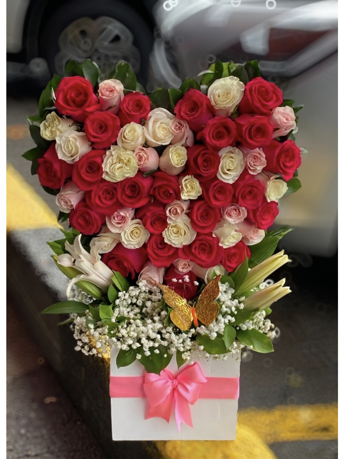 Corazon elegante — flores a domicilio Cali | CaliFloral