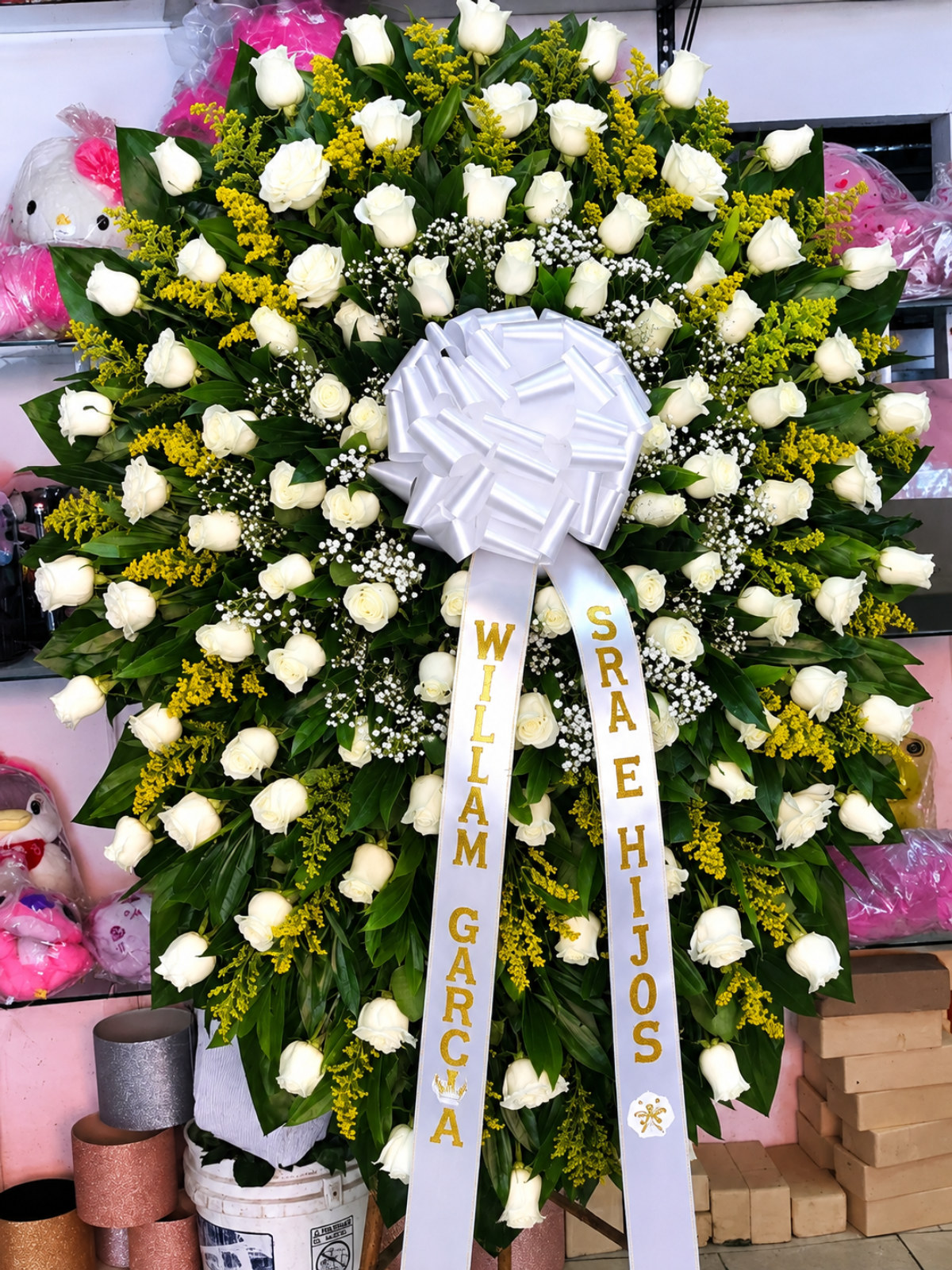 Homenaje de Despedida — florería CaliFloral Cali